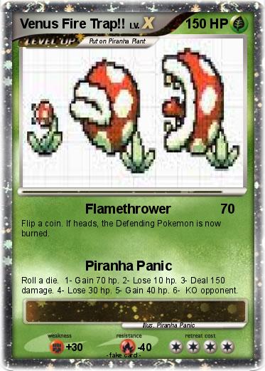 Pokemon Venus Fire Trap!!