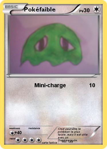 Pokemon Pokéfaible