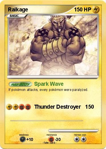 Pokémon Raikage 3 3 - Spark Wave - My Pokemon Card