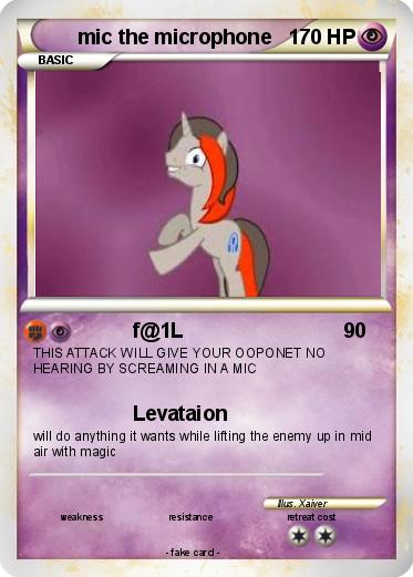 Pokemon mic the microphone