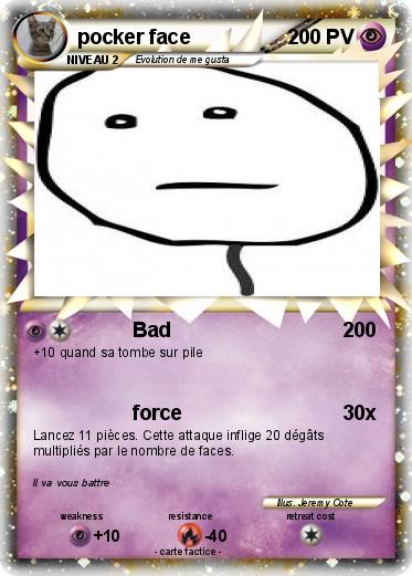 Pokemon pocker face