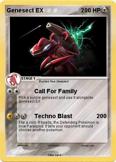 Pokemon Genesect EX