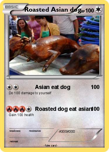 Pokemon Roasted Asian dog