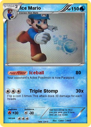 Pokemon Ice Mario