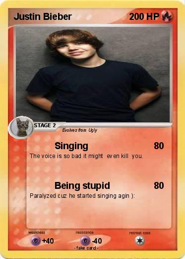 Pokemon Justin Bieber