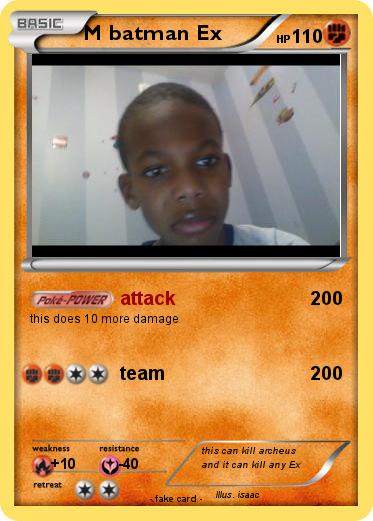Pokemon M batman Ex