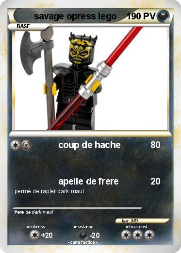 Pokemon savage opress lego