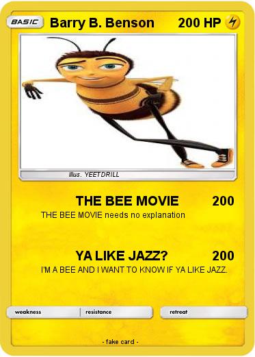 Pokemon Barry B. Benson