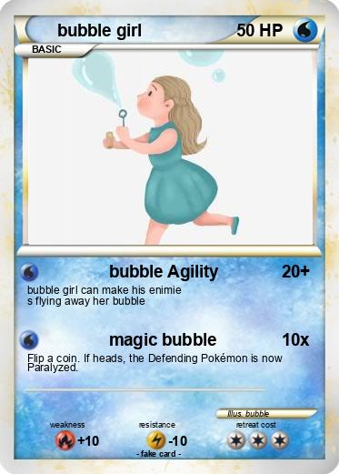 Pokemon bubble girl