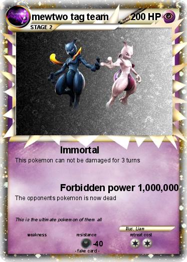 Pokemon mewtwo tag team