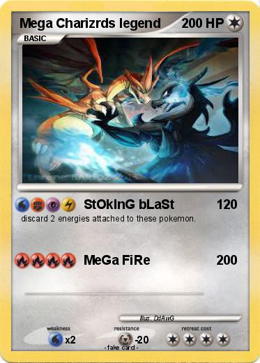 Pokemon Mega Charizrds legend