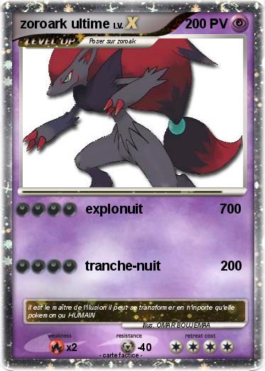 Pokemon zoroark ultime