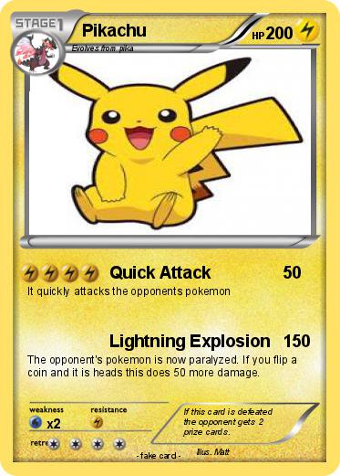 Pokemon Pikachu