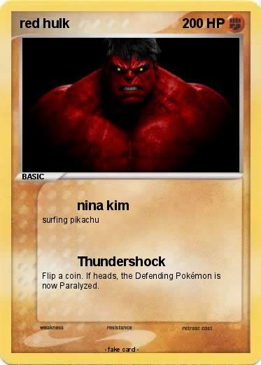 Pokemon red hulk