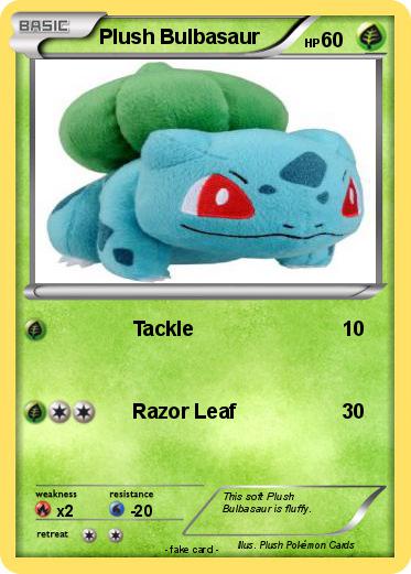 Pokemon Plush Bulbasaur