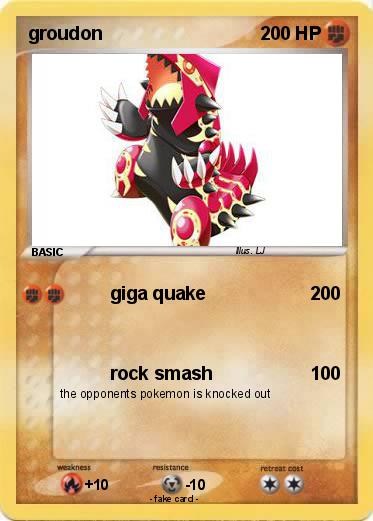 Pokemon groudon
