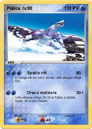 Pokemon Palkia  lv.80