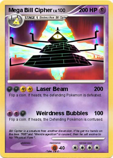 Pokemon Mega Bill Cipher