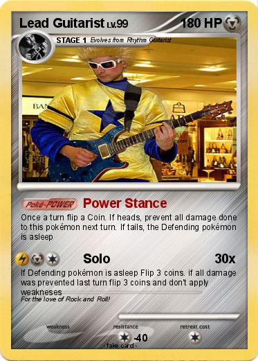 Pokemon Lead Guitarist