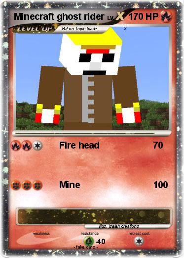 Pokemon Minecraft ghost rider