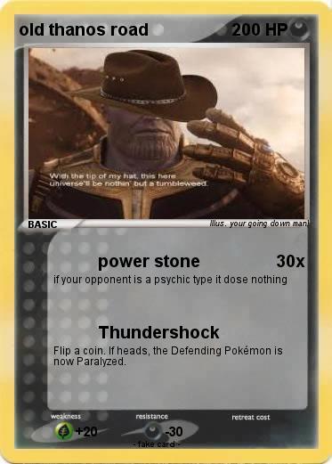 Pokemon old thanos road