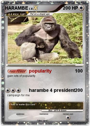Pokemon HARAMBE
