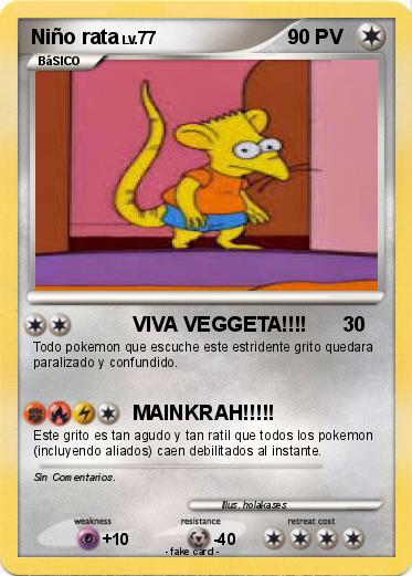 Pokemon Niño rata
