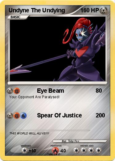Pokemon Undyne The Undying