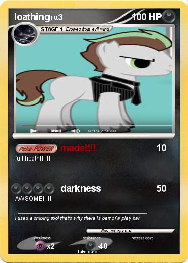 Pokemon loathing