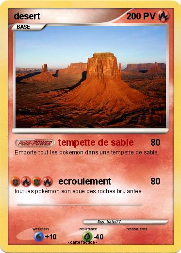 Pokemon desert