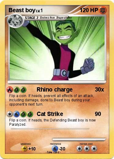 Pokemon Beast boy