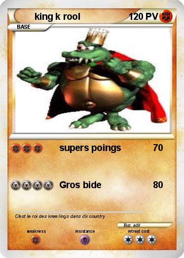 Pokemon king k rool