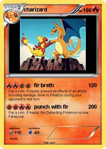 Pokemon charizard