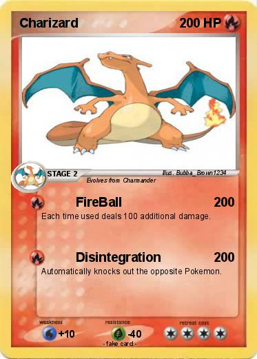 Pokemon Charizard