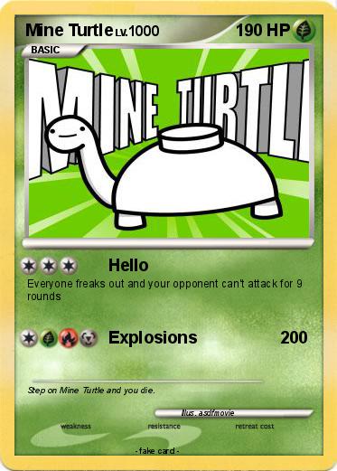 Pokemon Mine Turtle