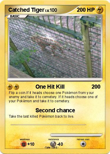 Pokemon Catched Tiger
