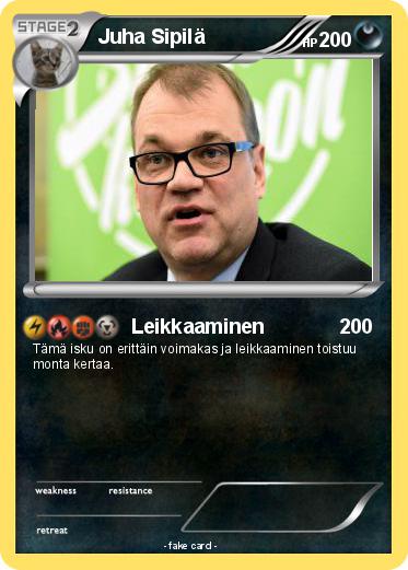 Pokemon Juha Sipilä