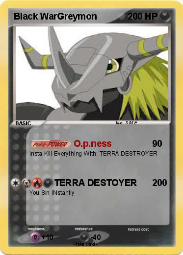 Pokemon Black WarGreymon