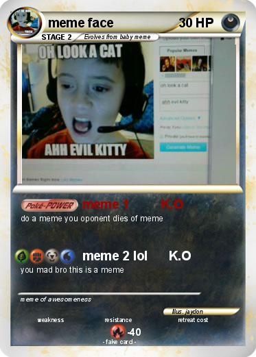 Pokemon meme face