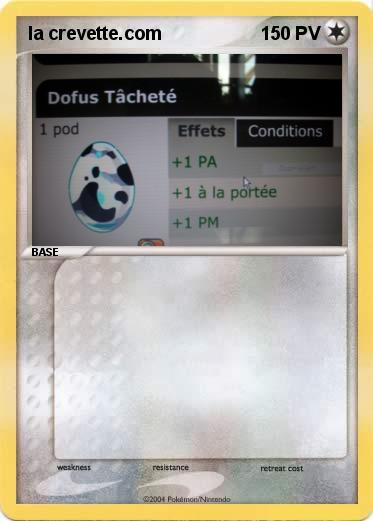 Pokemon la crevette.com