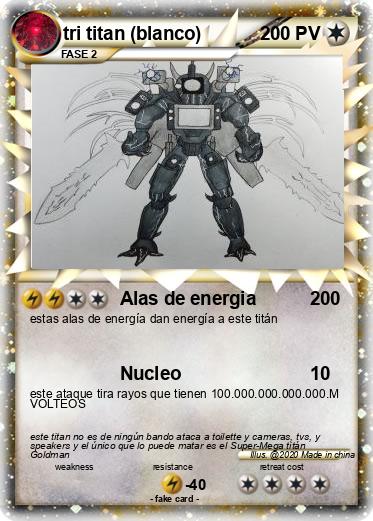 Pokemon tri titan (blanco)