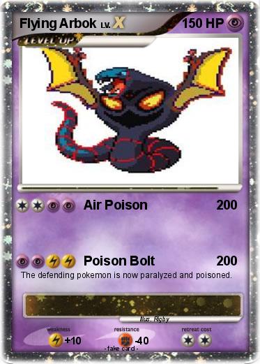 Pokemon Flying Arbok
