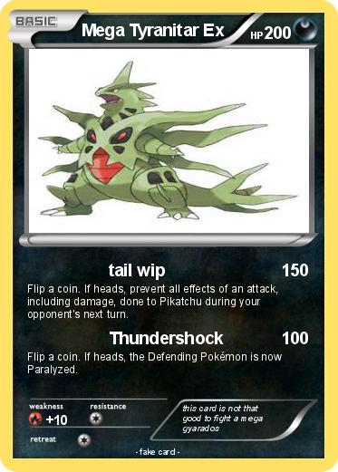 Pokemon Mega Tyranitar Ex