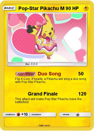 Pokemon Pop-Star Pikachu M