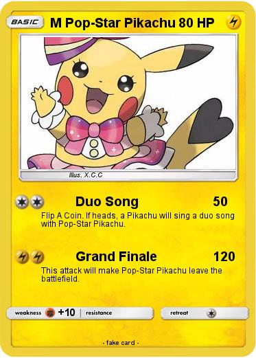 Pokemon M Pop-Star Pikachu