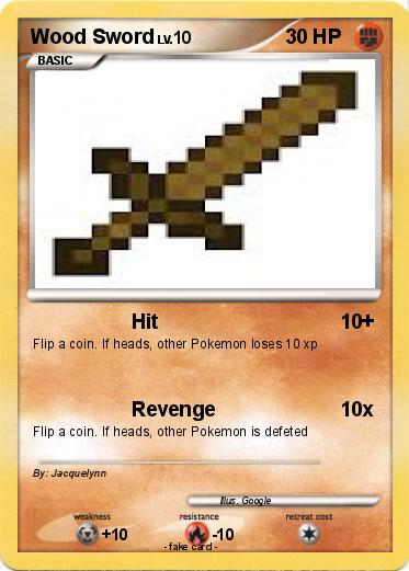 Pokemon Wood Sword