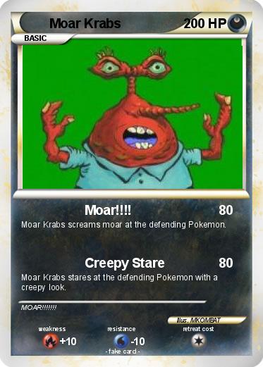 Pokemon Moar Krabs