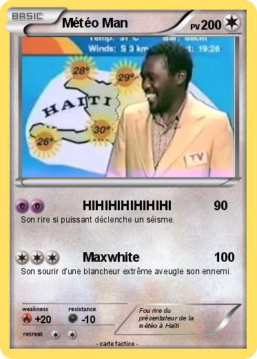 Pokemon Météo Man