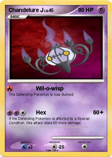 Pokemon Chandelure J