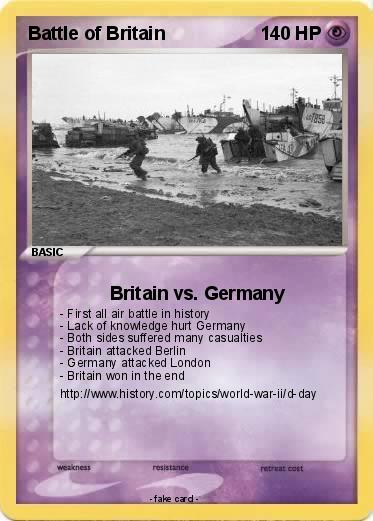 Pokemon Battle of Britain